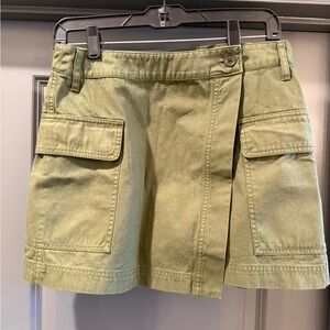 Olive Green Women's Cargo Skirt